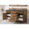 James Martin Vanities Brittany 60in Double Vanity, Saddle Brown w/ 3 CM Charcoal Soapstone Quartz Top 650-V60D-SBR-3CSP - alternate 3